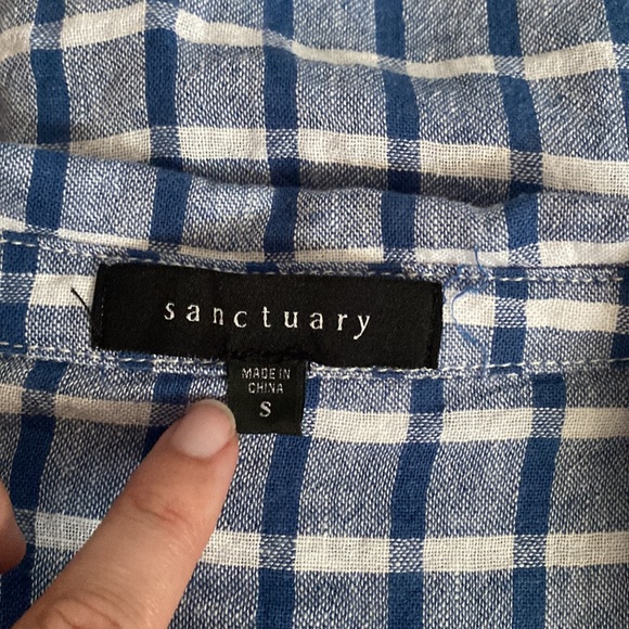 Sanctuary button up box top - Picture 3 of 4